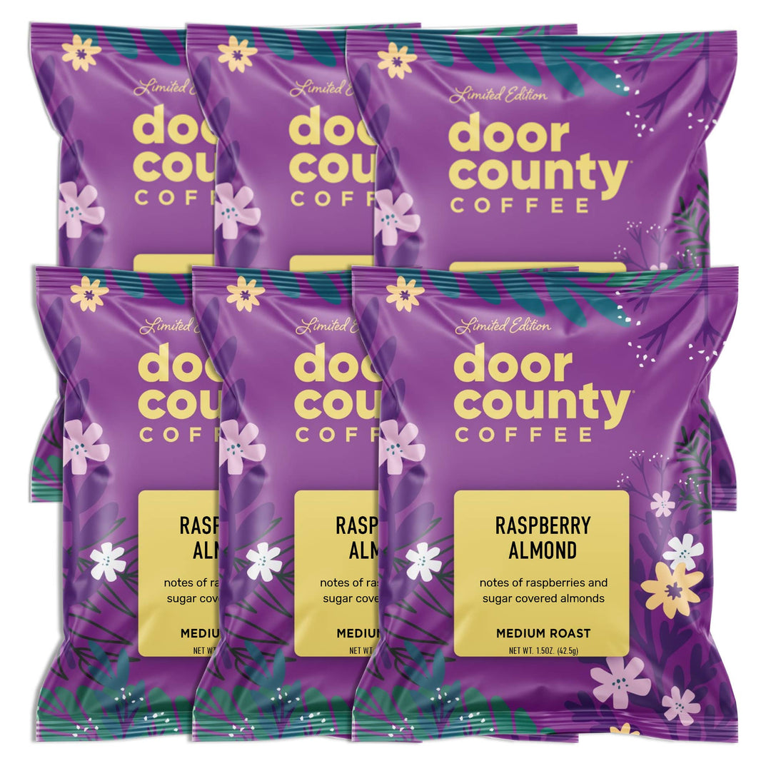 Raspberry Almond SPRING Flavored Coffee, 1.5oz,