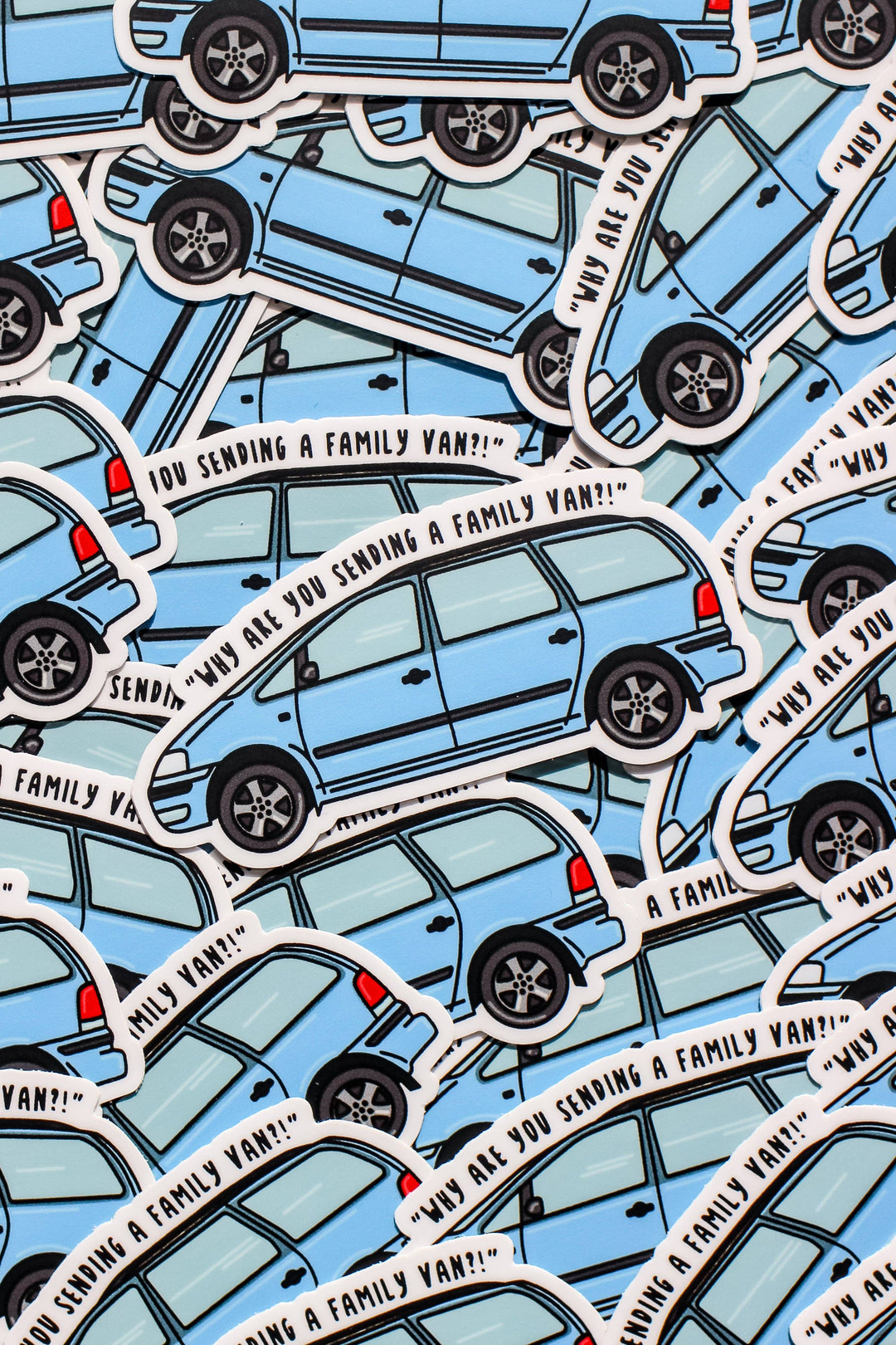 Family Van Sticker