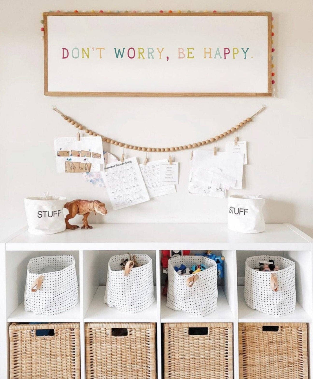 Don't Worry Be Happy Wood Sign