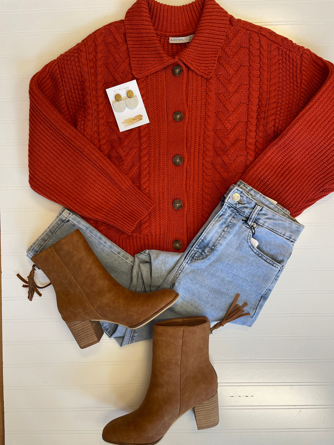 Pumpkin Spice Knit Sweater