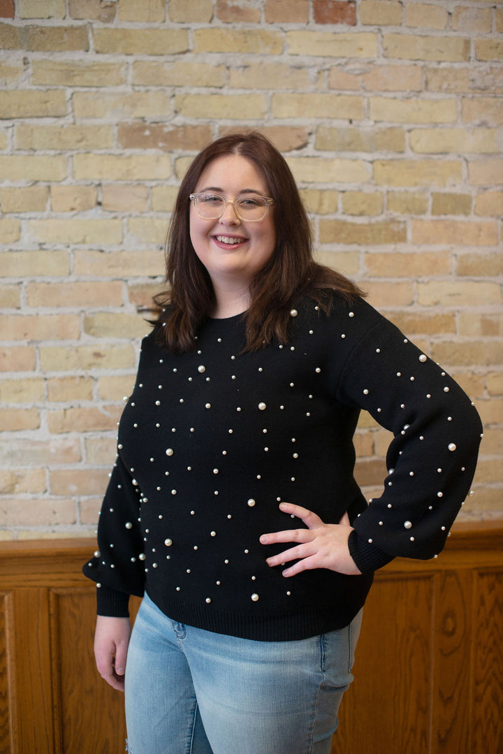 Pearl Studded Sweater