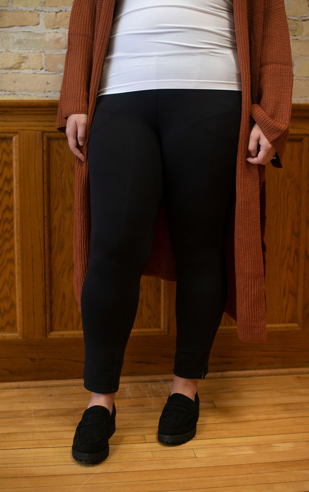 Jacquard Ribbed Tapered Pant