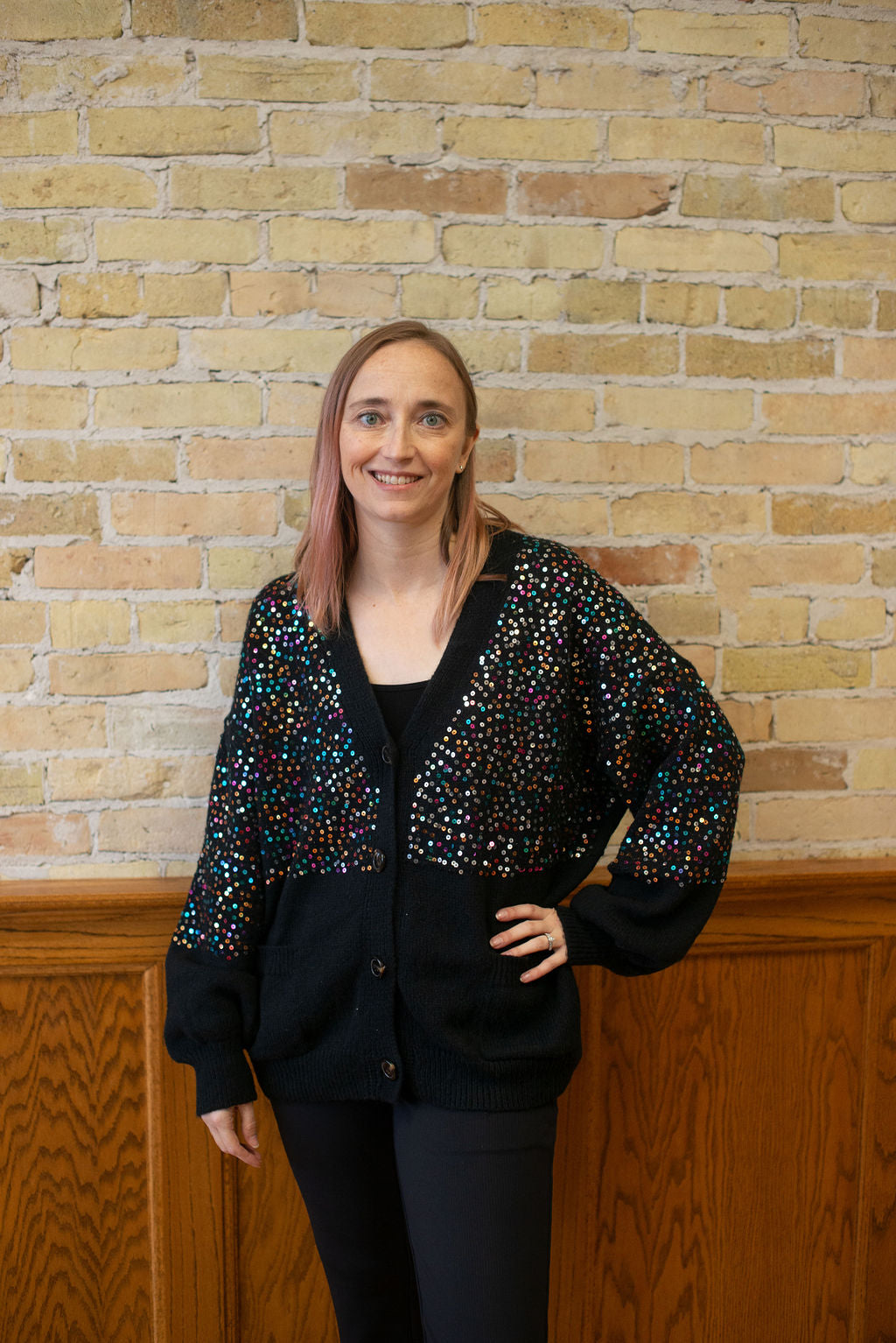 Sequin Cardigan