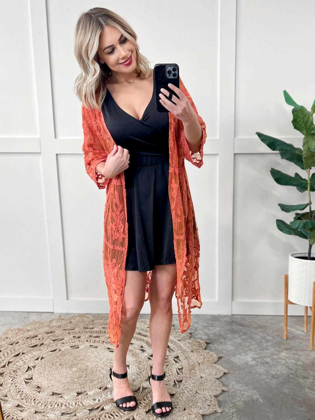 Sleeveless Dress With Shorts In Deep Black