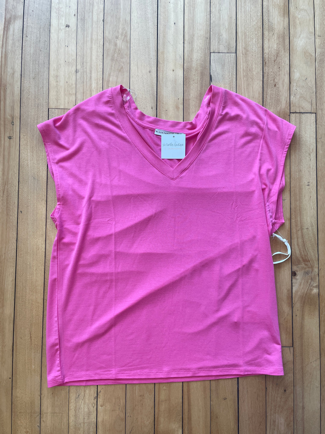 Hot Pink Knit Tee
