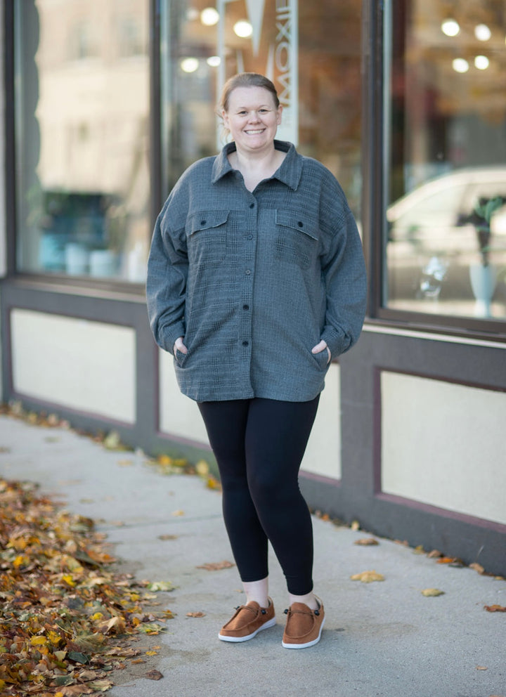 Gray Shacket
