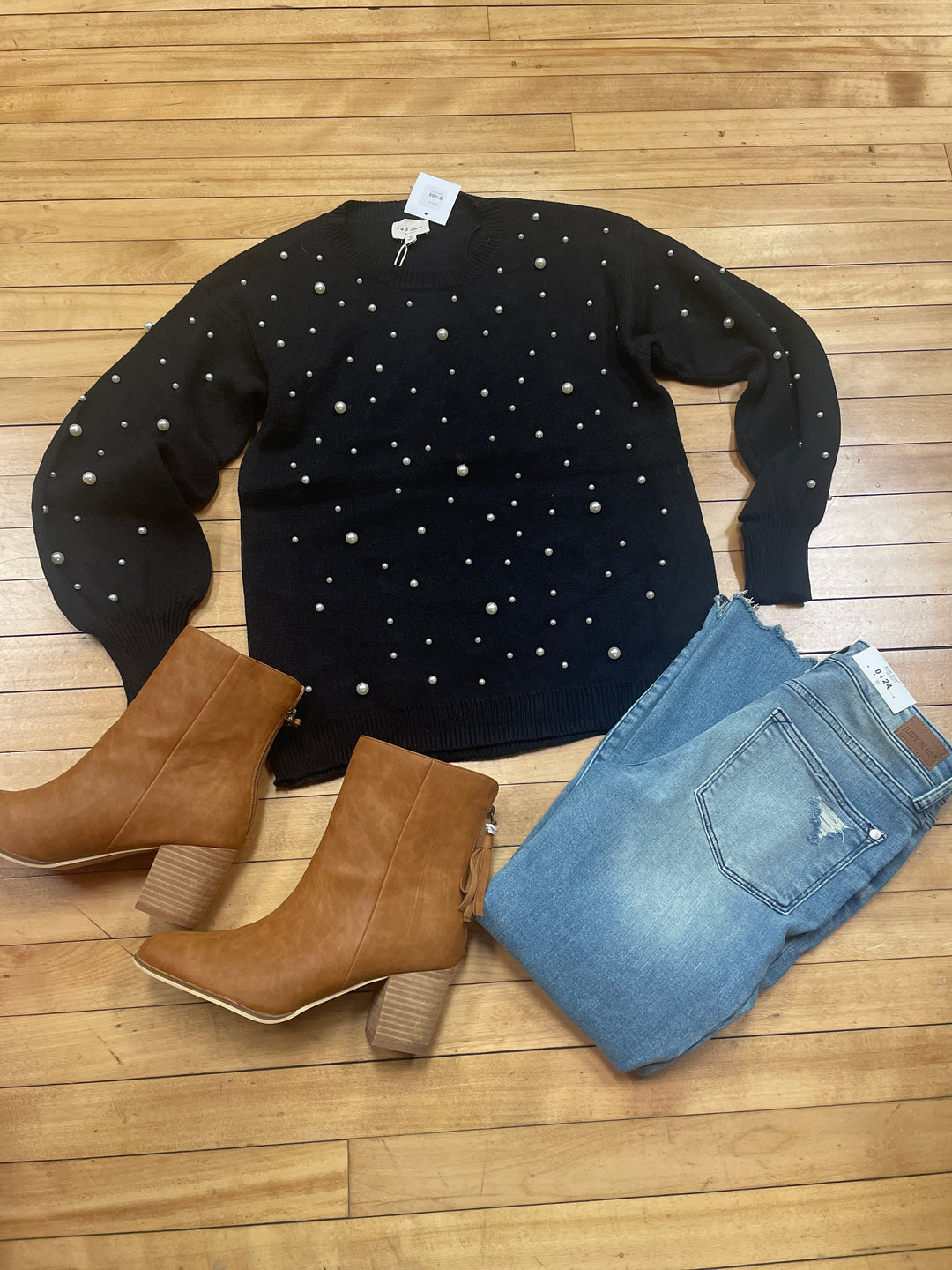 Pearl Studded Sweater